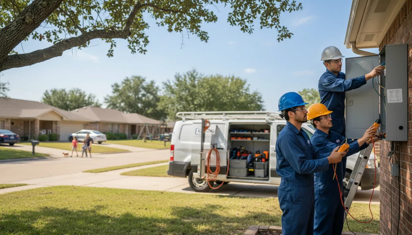 Certified electrician providing emergency electrical services in Hovland, MN